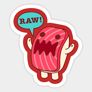 RAW! Sticker